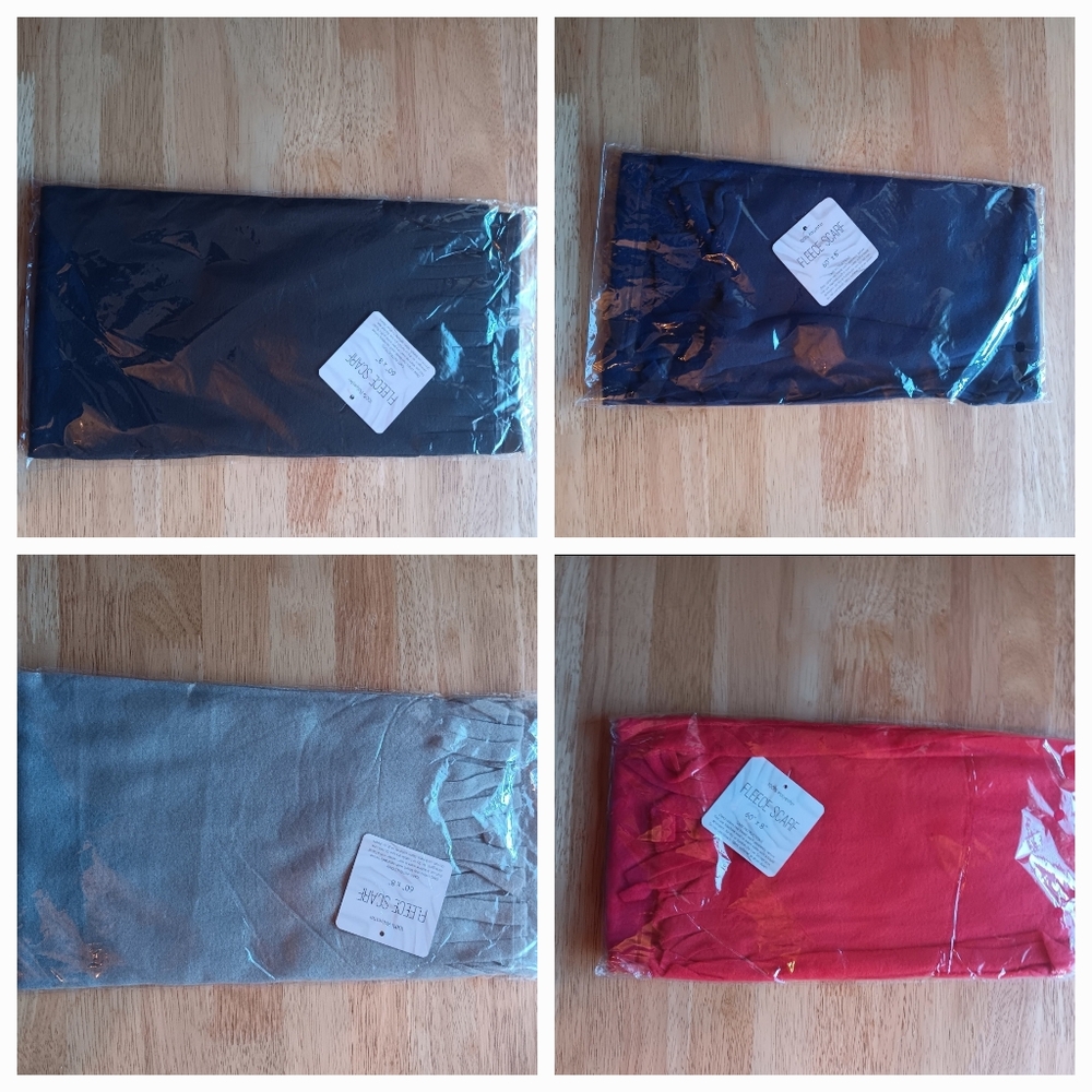 4 Pk Flee scarf pack